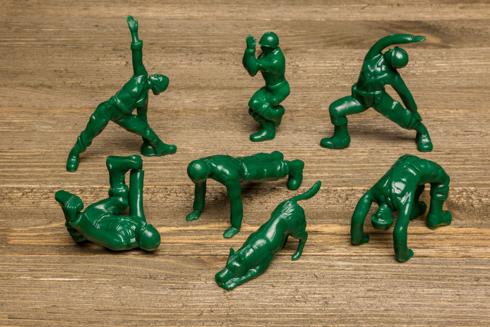 Green army men sales yoga