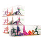 6 Sets of Yoga Joes Series 1 Rainbow